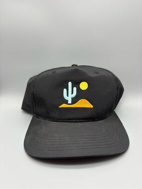 Keep Nature Wild | Lone Cactus Quick Dry Trail Hat - Black